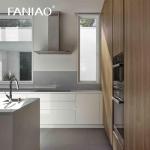 Classic Wood Kitchen Cabinet Affordable Price Customized Modern Wood Grain