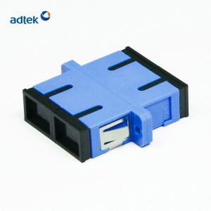 China SC / UPC SM Duplex Fiber Optic Adapter For Adapter Panel FTTH factory