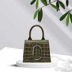 New Trendy Fashion Female Crossbody Bag Mini Leather Crocodile Pattern Kelly Bag