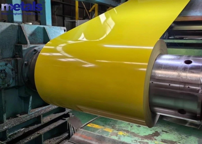 0.5mm 1000mm Dx51d Z150g Red Ral9001 Color Coating Prepainted Steel PPGI Coil For Roofing Sheet