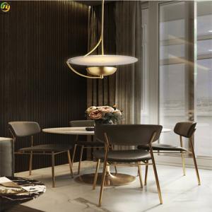 China Hardware+Acrylic Home/Hotel Art Gold LED Application Nordic Pendant Light factory