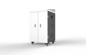 China Ipad Charging Cabinet 42 Ports AC Power Charging Cart factory