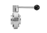 ASME Standard T316L 1" Tri Clamp Butterfly Valve