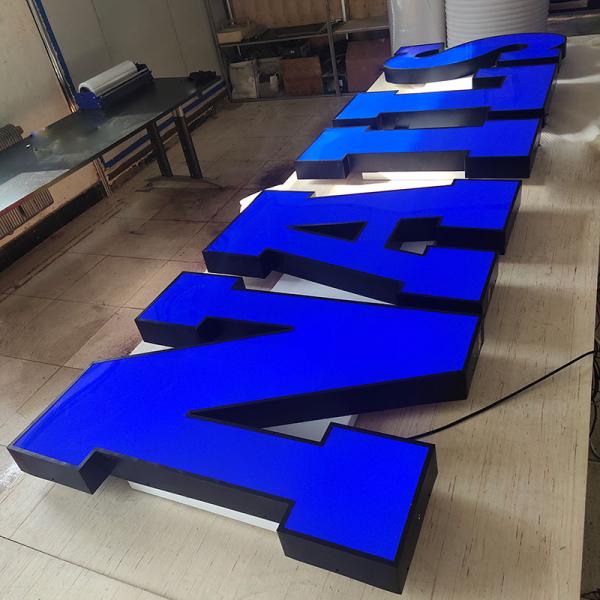 Custom Pizza Cigar Led Advertising Word Shop 3D Acrylic Led Letter Signage Outdoor Waterproof 3D Letter Signs With Led Light