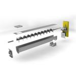 High Speed Industrial Screw Auger Conveyor With Counter Current Flow