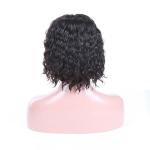 Natural Looking Virgin Hair Lace Wigs / Short Full Lace Human Hair Bob Wigs