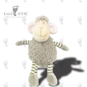 China 30 X 20cm Grey Goat Dog Toy Child Friendly Dog Chew Toys factory