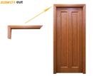 Interior Single Swing PVC Finished Hinged Wooden Door