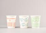 8oz 250ml Custom Frozen Yogurt Cups / Disposable Drinking Cups OEM ODM Service