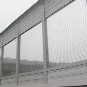 Durable UV Resistance Bird Guard Noise Barrier for Expressway