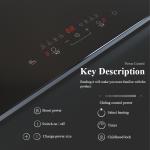 Touch Control Built In Induction Stove 3 Burner 6100W CB Certified