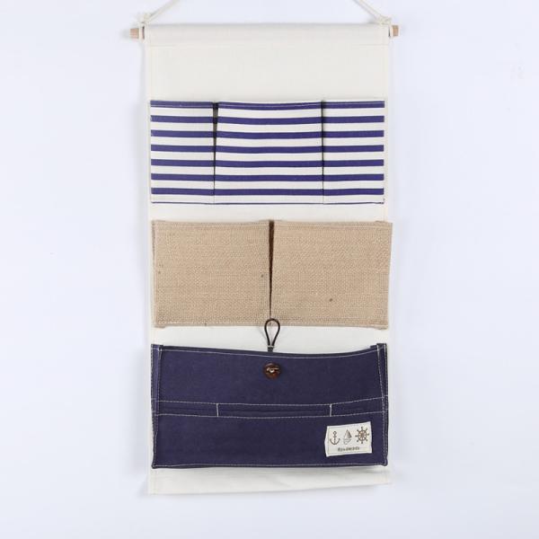 Puting hanging storage bag pockets organizer door wall chest holder customized