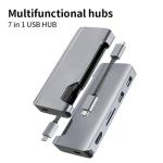 7 In 1 PD Charging Hidden Cable USB C Docking Station