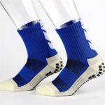 Colorful Crew Padded Non Slip Soccer Socks Grip Anti Slip Football Socks