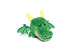 Interactive Soft Durable Dog Toys Plush TPR Fairy Tale Warrior Dragon Shape 2.48
