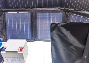 China Outdoor Folding Solar Energy PV System 12V 400A Fast Charging Battery 3000W factory
