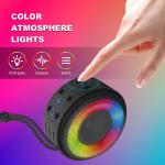 100Hz 18KHz Waterproof Bluetooth Speaker 10m Transmission Distance