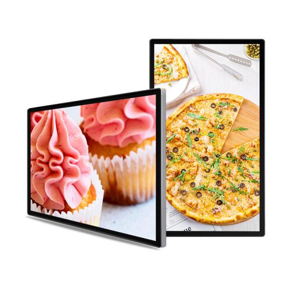 Menu Restaurant Digital Signage Lcd Display Android 6.0 Smart Platform Full HD