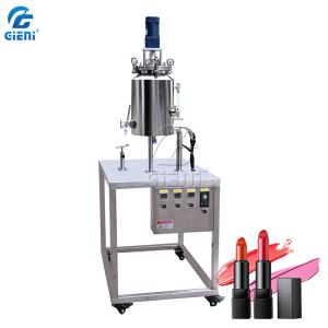 China 20L Melting Stirring Tank Lipstick Pouring Machine Hand Manual Type Metal Mold factory