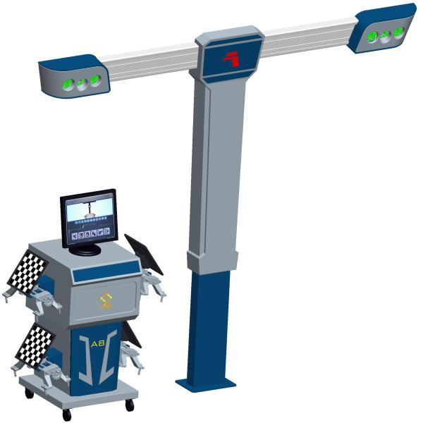 China Unique 4 Cameras High Class 3D Wheel Alignment Machine For Repair Car Shop/Garage factory