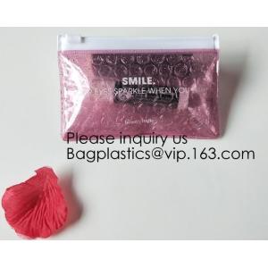 Recyclable Stand-Up Clear Plastic Cosmetic Promotion Packing Bag,Reusable Wet