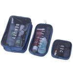Portable Multi-Functional See Through Men Cosmetic Travel Bag Sets