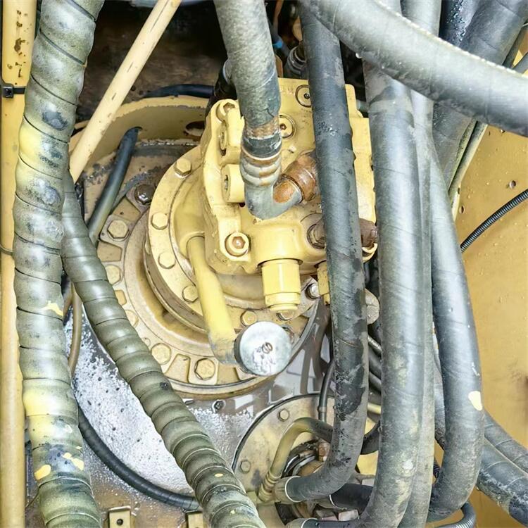 CAT 313D Used Excavator CAT313 Original Hydraulic Cylinder Crawler Chain Moving Type 13 Ton