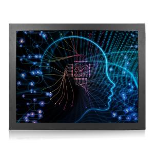 China VGA / DVI / HDMI 12.1 Inch PCAP Kiosk Touch Monitor 4:3 Ratio Display factory
