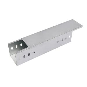 China 900mm Heavy Duty Wall Mount Galvanized C Channel Wireway Cable Tray Wire And Cable Management Load 100Kg factory