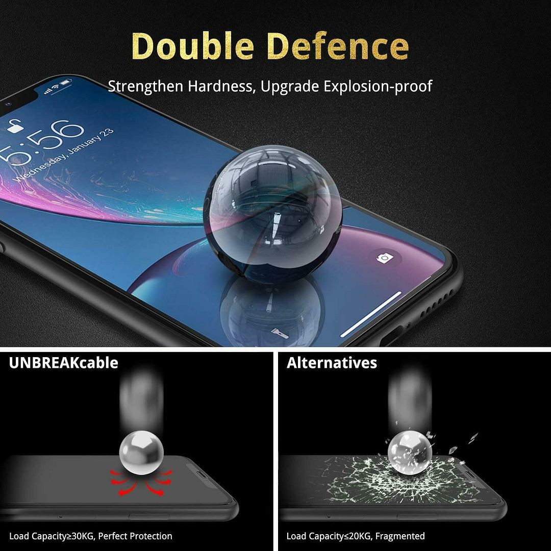 20D Curved Mobile Phone Screen Protector Tempered Glass 9H Full Coverage For Iphone 11