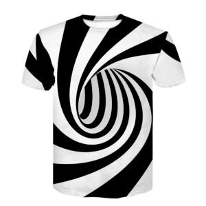 China Round Neck 3d Sublimation Printing T Shirts Machine Wash Breathable factory
