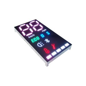 China 35mcd Multicolour Seven Segment LED Display 3 Digit 635nm For Motorcycle factory