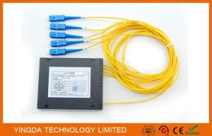 China Low PDL PLC Splitter Box Module SC / UPC G657A2 1.5M Blue , Fiber Optic Splitter factory