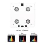 Small Led Supplemental Greenhouse Lighting , 400w Led Grow Light Panel 850mA