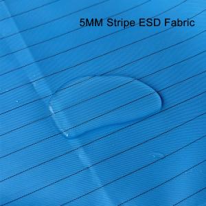 Polyester Stripe Or Grid ESD Fabric Washable Waterproof