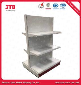 China 1m Power Tools Display Rack OEM White Metal Storage Rack factory