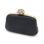 Bag part accessories gold metal flower lock purse plastic Box metal frame
