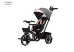Pu Wheel Multifunction Kids Tricycle Black Blue Pink