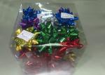 Multi material and colors christmas bow ribbon , 2” - 4" curling ribbon bows