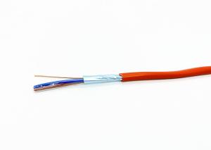 China 2.5mm² Solid Copper Shielded Fire Resistant Security Wire Alarm Cable 2 Cores on sale