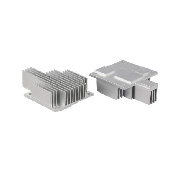 China High Performance Aluminum Heatsink Extrusion Profiles Matte Finish factory