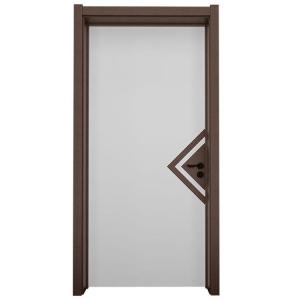 China Fixed Front Entry Solid Wood Pivot Door For Commercial Building factory