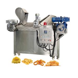 China Chips Fryer Machine for Hotels JOSYHINE Full Automatic Banana Chips Frying Machinery factory