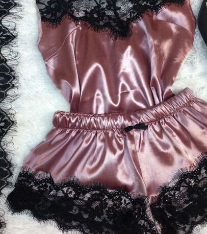 Women Fashion Sexy Lingerie Set Women'S Nightwear Cute Shorts And Top Sexy Pijama
