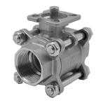 Casting 3PCS Stainless Steel 1000 Wog Ball Valve for Petrochemical Industry