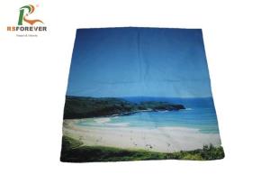 China Beach Scene Square 45 X 45 Cushion Covers , 3D Digital Custom Made Pillow Covers factory