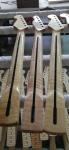 Custom Grand Paddle Guitar Headstock Unfinished Roasted Maple ST Guitar Neck