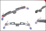 Professional Camera Track dslr slider Video Stabilization System 40'' for 5D II