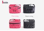 Stylish Cosmetic Organizer Travel Case / Makeup Organizer With Mirror Easy Carry