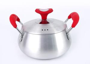 China Aluminum Alloy 3003 Tempered Glass Lid 34cm Aluminum Saucepan factory